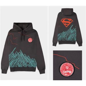 Superman - Men's Back Logo Hoodie - S-HD647002SPM-S