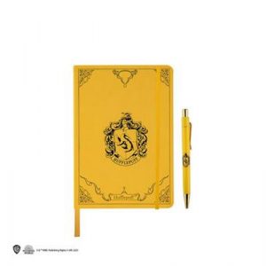 Hufflepuff Deluxe Notebook and Pen - Harry Potter-CR5604