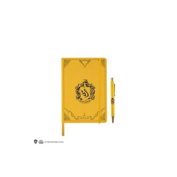 Hufflepuff Deluxe Notebook and Pen - Harry Potter-CR5604