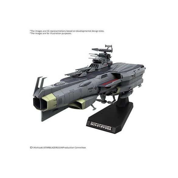 1/1000 EFCF HYUGA CLASS BATTLECARRIER DCV-01 HYUGA-MK68695