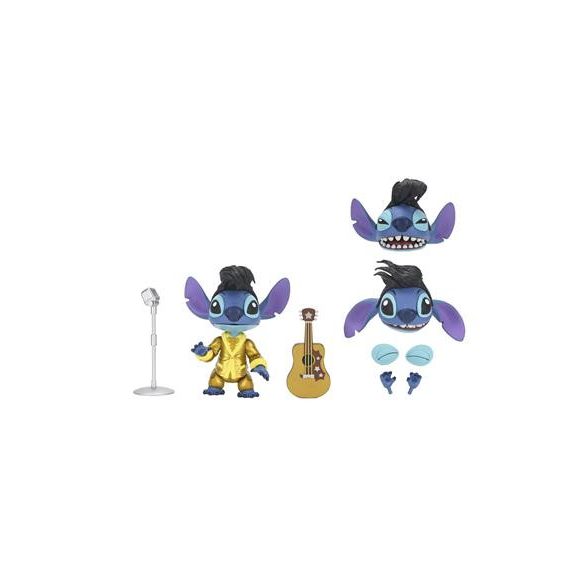 Disney: Lilo & Stitch - 7" Scale Action Figure - Ultimate Gold Suit Elvis Stitch-NE08822-01