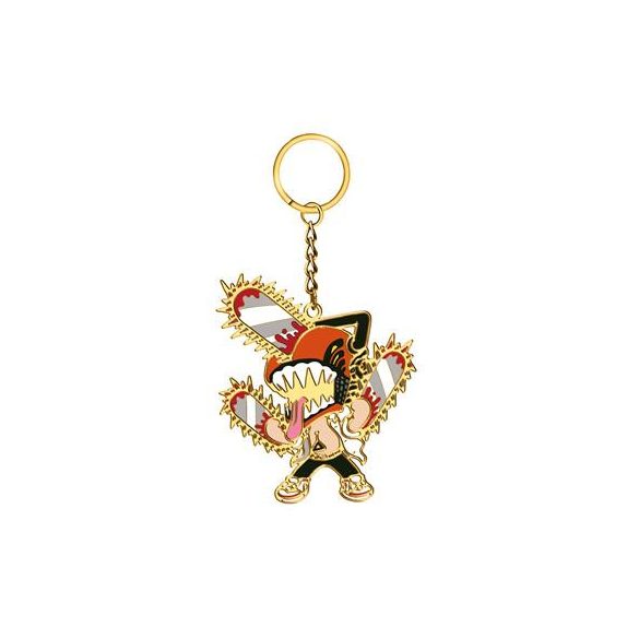 Chainsaw Man - Enamel Metal Keychain - Chainsaw Man Chibi Design - 6cm-SAK40485