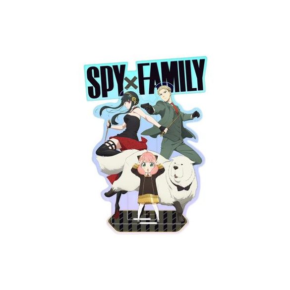 Spy x Family - Holographic Acrylic Diorama - Family Business - Anya, Yor, Loid & Bond - 14cm-SAK40591