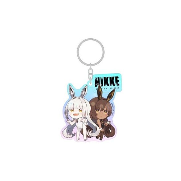 Goddess of Victory: NIKKE - Holographic Acrylic Keychain - Blanc & Noir - 7cm-SAK02068