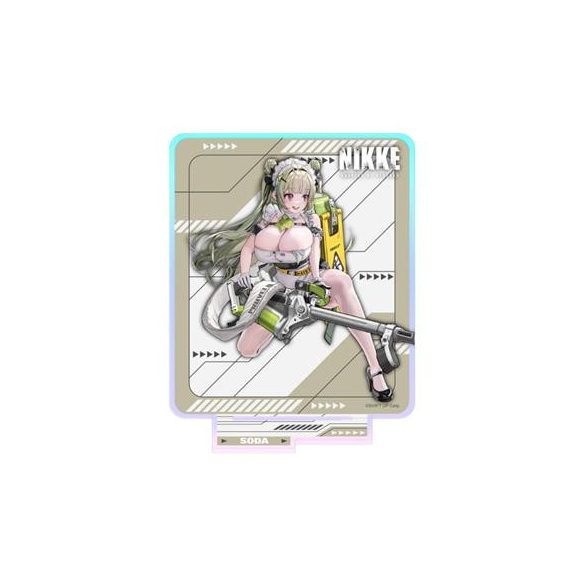 Goddess of Victory: NIKKE - Holographic Acrylic Standee - Soda - Crouching Series - 14cm-SAK02389