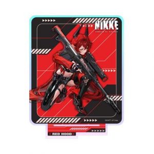 Goddess of Victory: NIKKE - Holographic Acrylic Standee - Red Hood - Crouching Series - 14cm-SAK02365