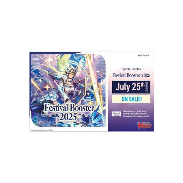 Cardfight!! Vanguard Festival Booster 2025 Special Series Booster Display (10 Packs) - EN-VGE-DZ-SS08