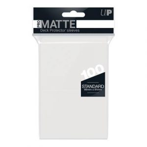 UP - Standard Deck Protector - PRO-Matte Clear (100 Sleeves)-84731
