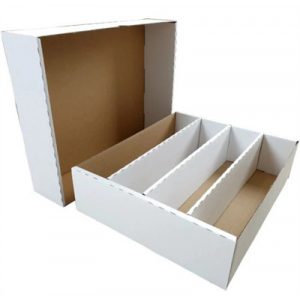 Cardbox / Fold-out Box with Lid for Storage of 4.000 Cards-KB4000