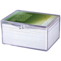 UP - Hinged Clear Box - (For 100 Cards)-43005