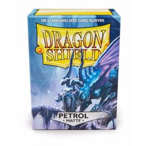 Dragon Shield Standard Sleeves - Matte Petrol (100 Sleeves)-AT-11020