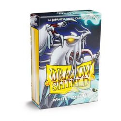 Dragon Shield Small Sleeves - Japanese Matte White (60 Sleeves)-AT-11105