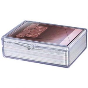 UP - Hinged Clear Box - (For 50 Cards)-43003