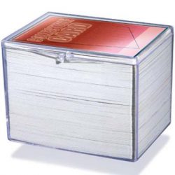 UP - Hinged Clear Box - (For 150 Cards)-43004