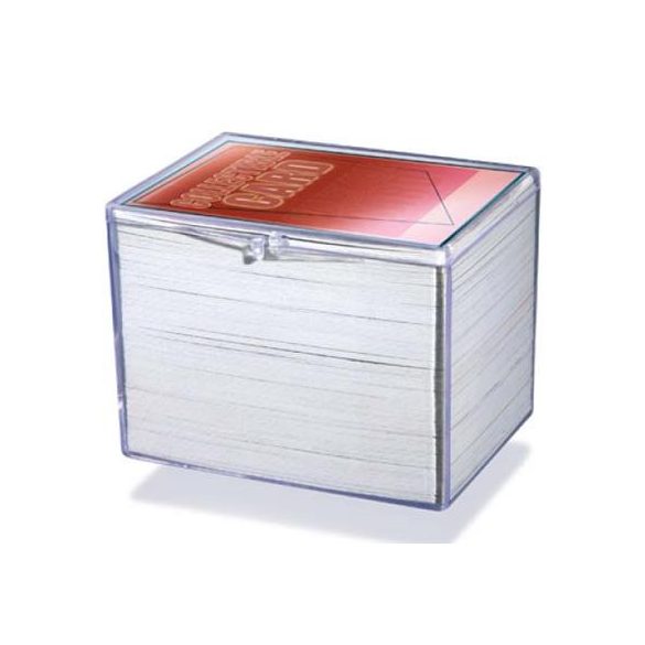 UP - Hinged Clear Box - (For 150 Cards)-43004