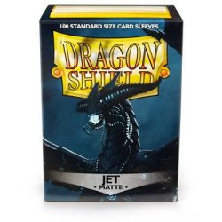 Dragon Shield Standard Sleeves - Matte Jet (100 Sleeves)-AT-11024