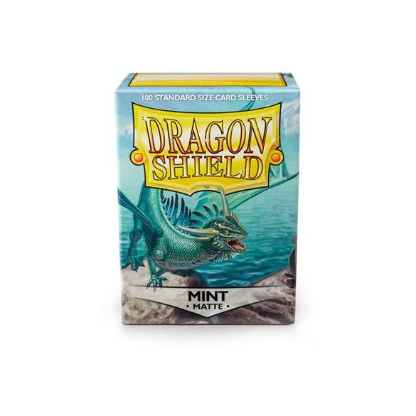 Dragon Shield Standard Sleeves - Matte Mint (100 Sleeves)-AT-11025