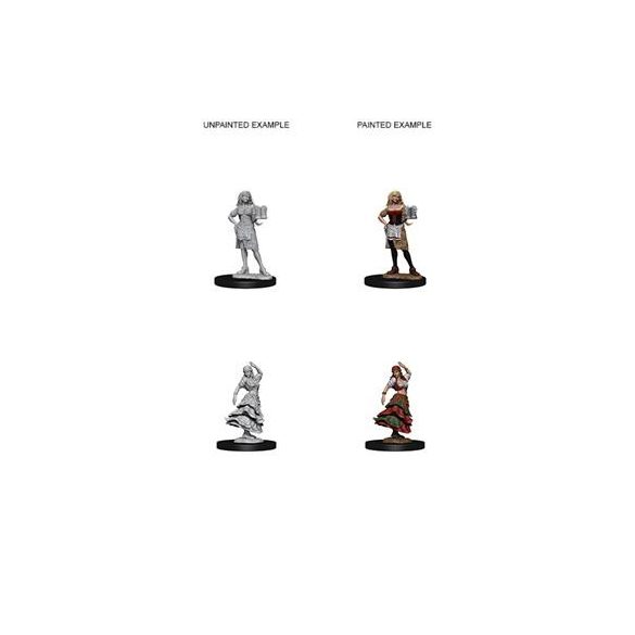 Pathfinder Deep Cuts Unpainted Miniatures - Bartender/Dancing Girl-WZK72588