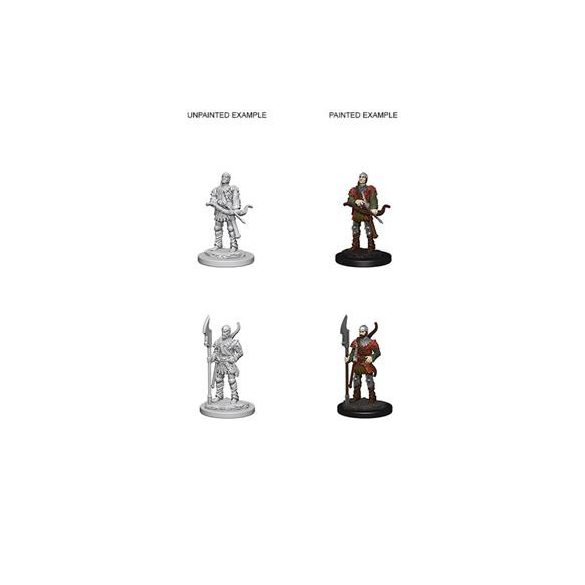 Pathfinder Deep Cuts Unpainted Miniatures - Town Guards-WZK72583