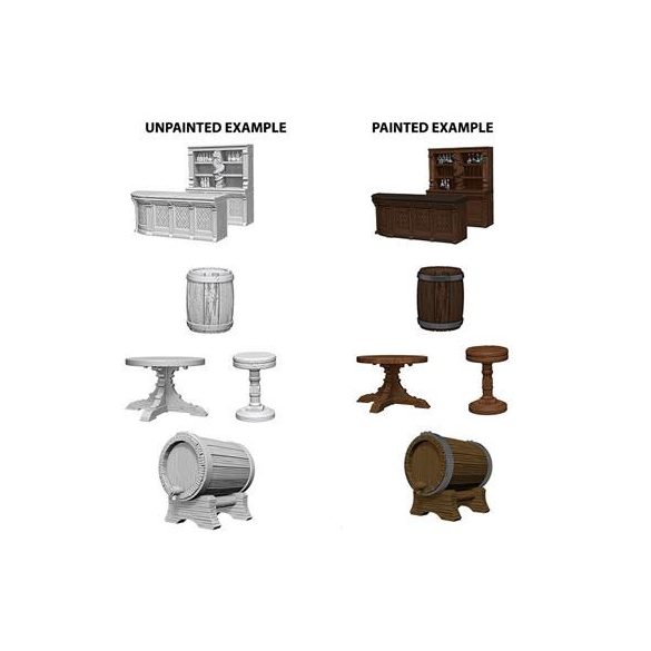 Pathfinder Deep Cuts Unpainted Miniatures - Rusty Dragon Bar-WZK73221