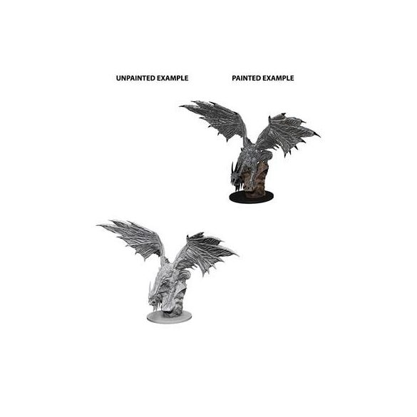 Pathfinder Deep Cuts Unpainted Miniatures - Silver Dragon-WZK73186