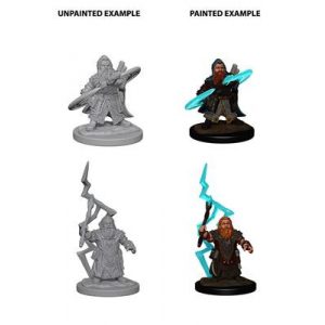 Pathfinder Deep Cuts Unpainted Miniatures - Dwarf Male Sorcerer-WZK73188