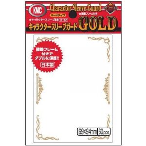 KMC Standard Sleeves - Character Guard Gold - 60 oversized Sleeves-KMC1492