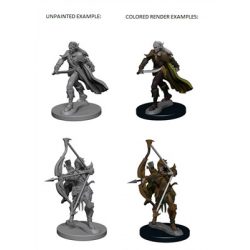 Pathfinder Deep Cuts Unpainted Miniatures - Elf Male Fighter-WZK72598