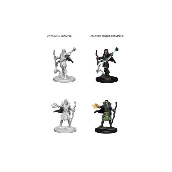 Pathfinder Deep Cuts Unpainted Miniatures - Elf Male Sorcerer-WZK72605