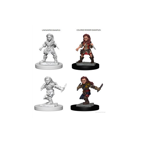 D&D Nolzur's Marvelous Unpainted Miniatures - Halfling Female Rogue-WZK72627