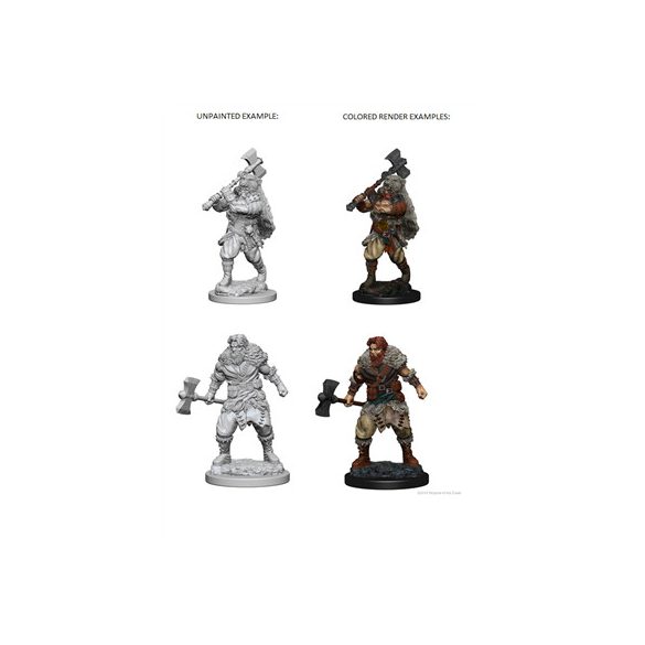 D&D Nolzur's Marvelous Unpainted Miniatures - Human Male Barbarian-WZK72643