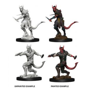 D&D Nolzur's Marvelous Miniatures - Tiefling Male Rogue-WZK73338