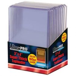 UP - Toploader - 3" x 4" Super Thick 180PT (10 pieces)-82328