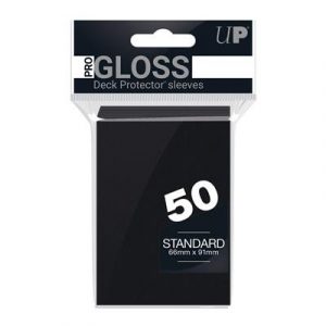 UP - Standard Sleeves - Black (50 Sleeves)-82669