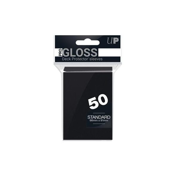 UP - Standard Sleeves - Black (50 Sleeves)-82669
