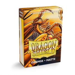 Dragon Shield Small Sleeves - Japanese Matte Orange (60 Sleeves)-AT-11113