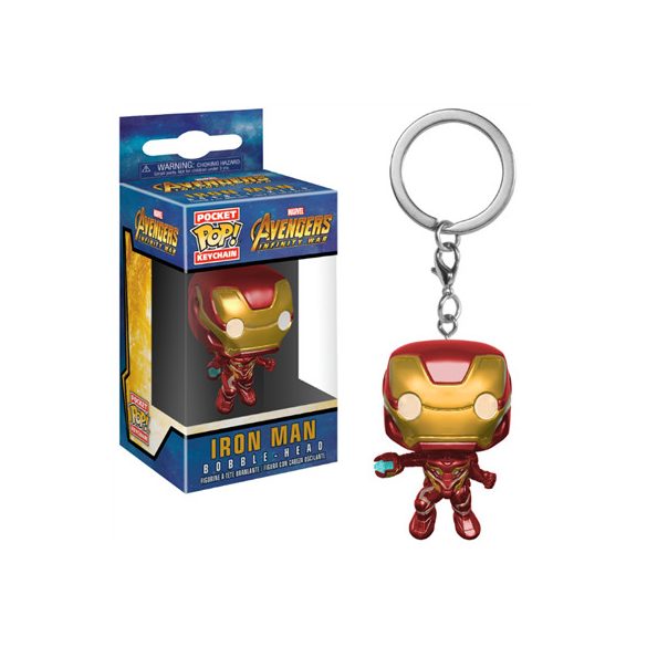 Funko POP! Keychain Avengers Infinity War - Iron Man Vinyl Figure 4cm-FK27303