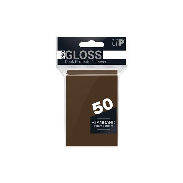 UP - Standard Sleeves - Brown (50 Sleeves)-84027