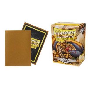 Dragon Shield Standard Sleeves - Matte Gold (100 Sleeves)-AT-11006