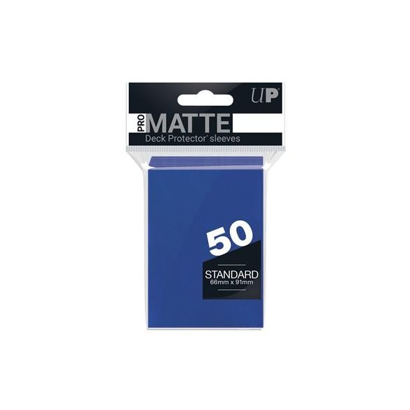 UP - Standard Sleeves - Pro-Matte - Non Glare - Blue (50 Sleeves)-82653