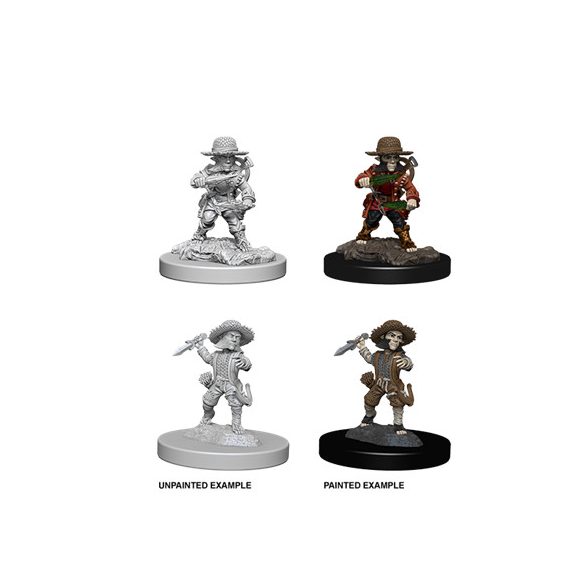 Pathfinder Battles Deep Cuts Unpainted Miniatures - Male Halfling Rogue-WZK73407