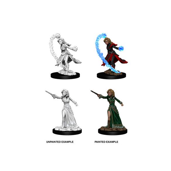 Pathfinder Battles Deep Cuts Unpainted Miniatures - Female Human Wizard-WZK73412