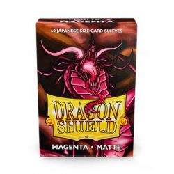 Dragon Shield Japanese Matte Sleeves - Magenta (60 Sleeves)-AT-11126