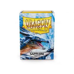 Dragon Shield Matte Sleeves - Sapphire (100 Sleeves)-AT-11028