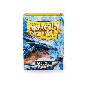 Dragon Shield Matte Sleeves - Sapphire (100 Sleeves)-AT-11028