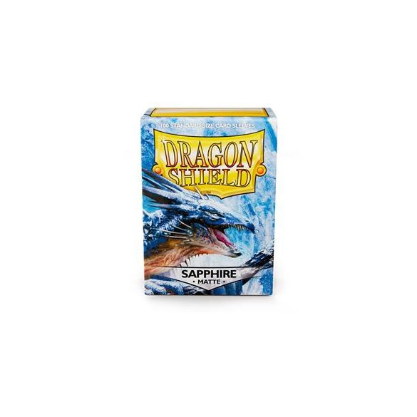 Dragon Shield Matte Sleeves - Sapphire (100 Sleeves)-AT-11028