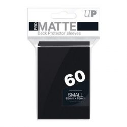 UP - Small Sleeves - Pro-Matte - Black (60 Sleeves)-84021