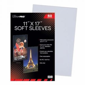 UP - 11" x 17" Soft Sleeves (50 Sleeves)-85569