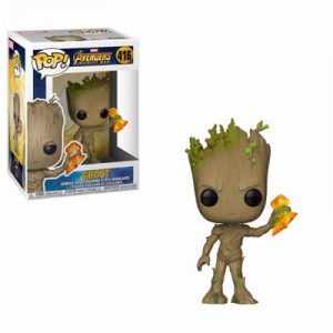 Funko POP! Infinity War S2 - Groot w/ Stormbreaker Vinyl Figure 10cm-FK35773