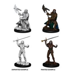 D&D Nolzur's Marvelous Miniatures - Female Half-Orc Fighter-WZK73542